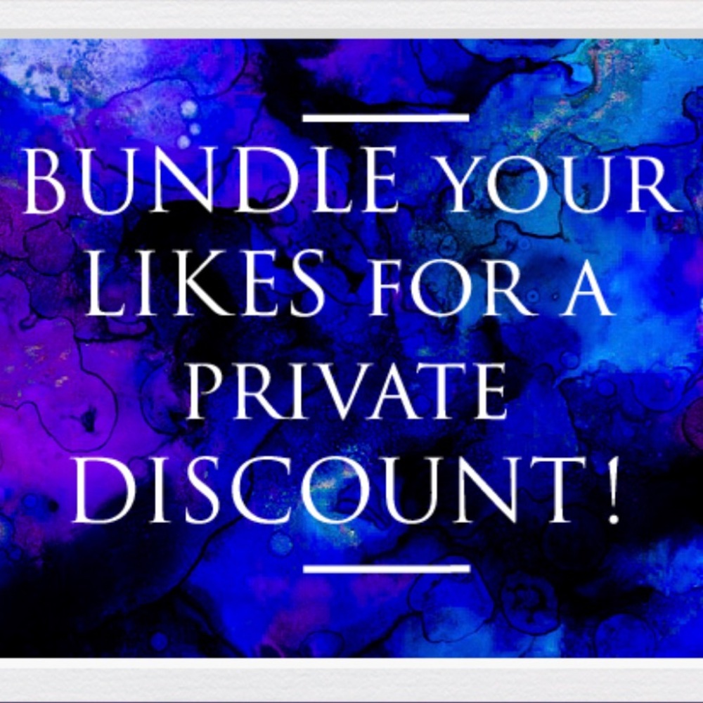 BUNDLE your likes for a private discount!